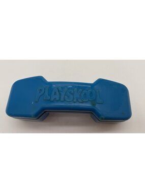 1989 Vintage Playskool Baby Busy Pop Up Blue Phone Telephone Replacement